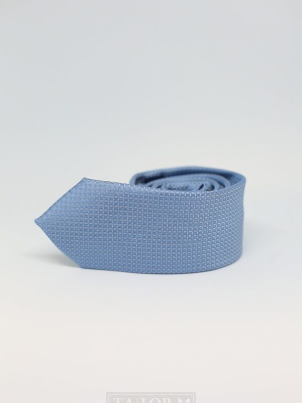 Világos kék mintás nyakkendő