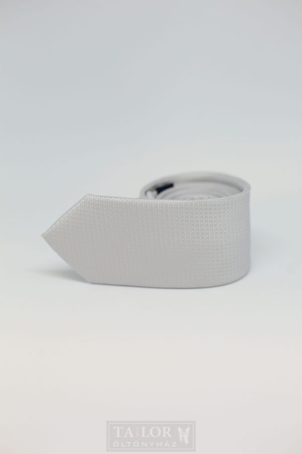 2A8A9090 Fehér mintás nyakkendő