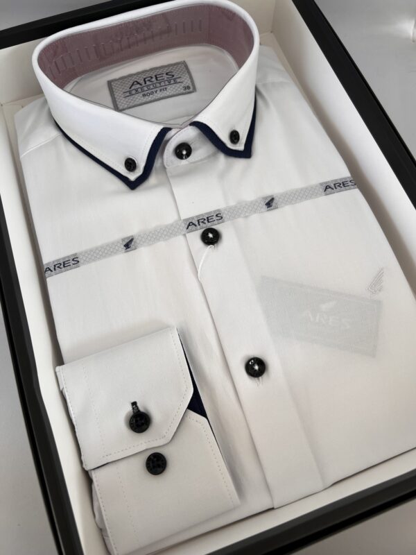 IMG_5769 Fehér body fit férfi ing