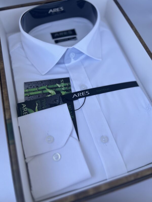 IMG_1333 Fehér comfort fit bambusz ing