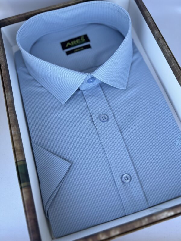 Kék rövid ujjú bambusz ing